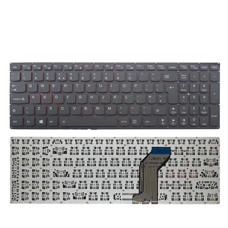Клавиатура за лаптоп Lenovo Y700-15ISK Черна Без Рамка (Голям Enter) С Кирилица | JAR Computers Клавиатура за лаптоп Lenovo Y700-15ISK Черна Без Рамка (Голям Enter) С Кирилица