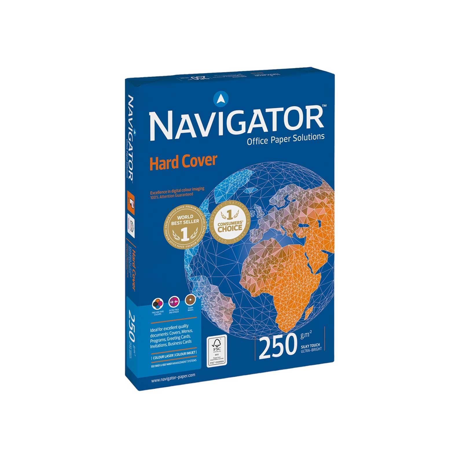 Navigator Копирен картон Hard Cover, А4, 250 g/m2, 125 листа