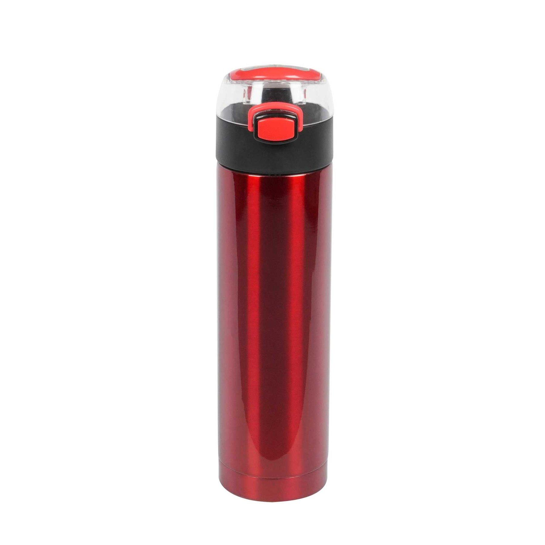 Office 1 Бутилка Metropolis, метална, двустенна, 500 ml, червена | JAR Computers Office 1 Бутилка Metropolis, метална, двустенна, 500 ml, червена