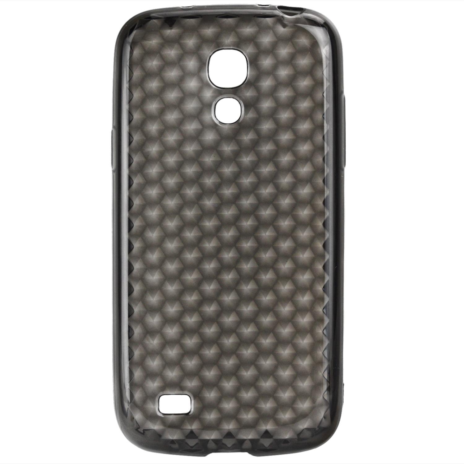 Силиконов калъф за Samsung Galaxy S4 mini - Trendy8 Diamond Series TPU (черен-прозрачен) | JAR Computers Силиконов калъф за Samsung Galaxy S4 mini - Trendy8 Diamond Series TPU (черен-прозрачен)
