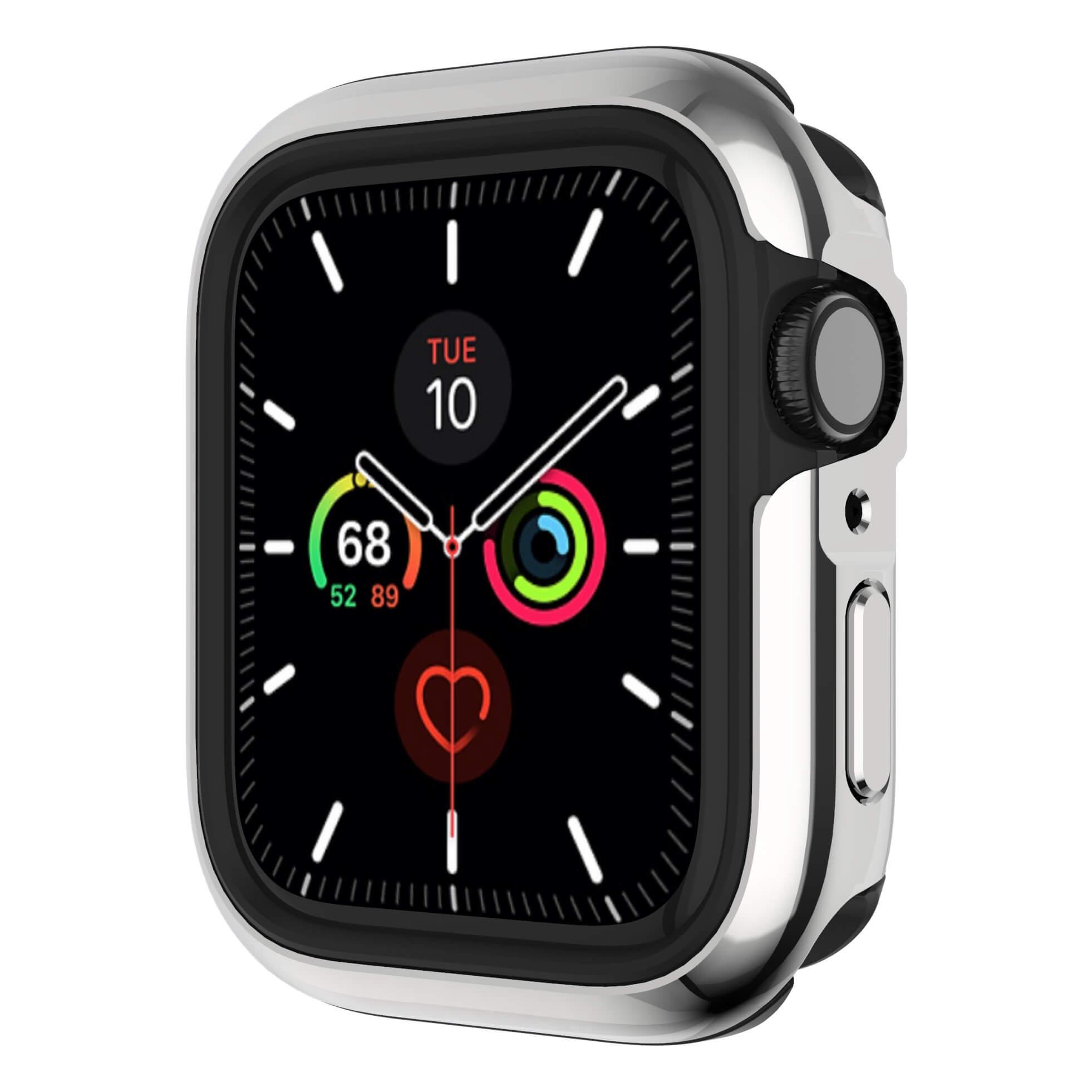 Удароустойчив хибриден кейс за Apple Watch 40мм - SwitchEasy Odyssey Case (сребрист) | JAR Computers Удароустойчив хибриден кейс за Apple Watch 40мм - SwitchEasy Odyssey Case (сребрист)