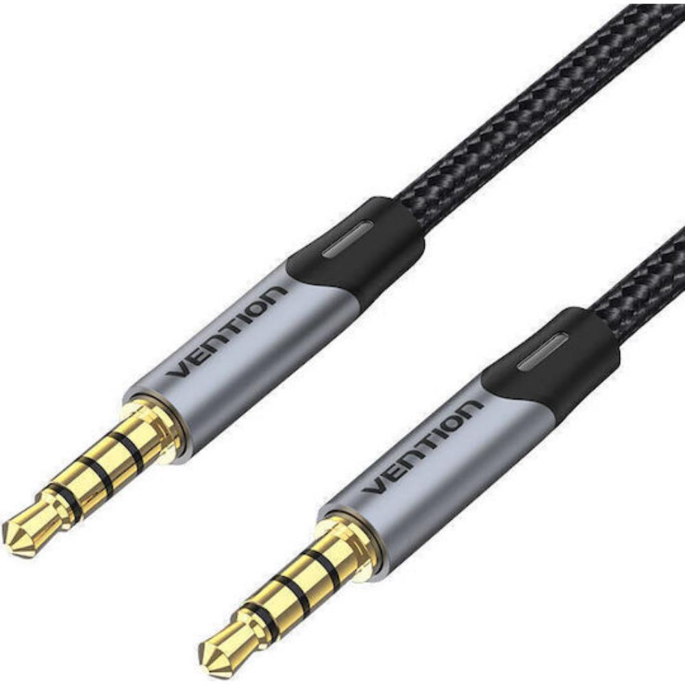 VENTION Cotton Braided 3.5mm TRS Male to Male Audio Cable 1.5M Green Copper Type (BAYGG) (VENBAYGG) | JAR Computers VENTION Cotton Braided 3.5mm TRS Male to Male Audio Cable 1.5M Green Copper Type (BAYGG) (VENBAYGG)