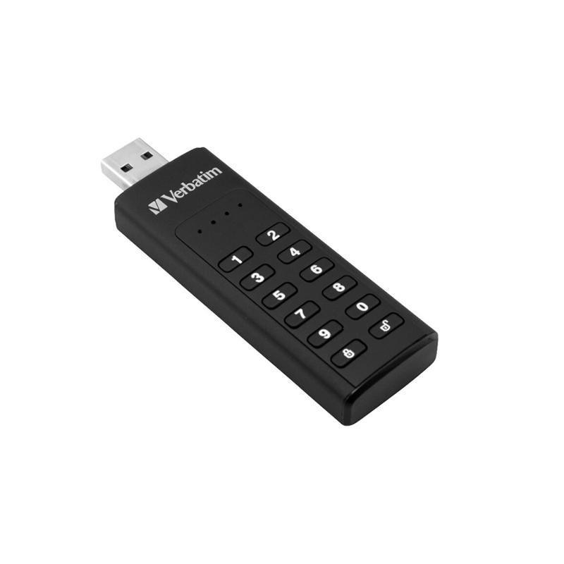 Verbatim USB флаш памет, Keypad Secure, USB 3.2, 64 GB