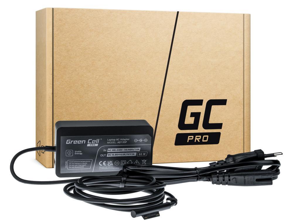 Захранване за лаптоп GREEN CELL, MICROSOFT Pro 3/4/5/6 PRO 1706 65W 15V 4A  Microsoft Surface Laptop, Pro, Book, Go | JAR Computers Захранване за лаптоп GREEN CELL, MICROSOFT Pro 3/4/5/6 PRO 1706 65W 15V 4A  Microsoft Surface Laptop, Pro, Book, Go