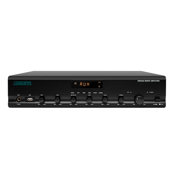 500W цифров усилвател-миксер с вграден BLUETOOTH / USB/ FM RADIO, DMA500U | JAR Computers 500W цифров усилвател-миксер с вграден BLUETOOTH / USB/ FM RADIO, DMA500U