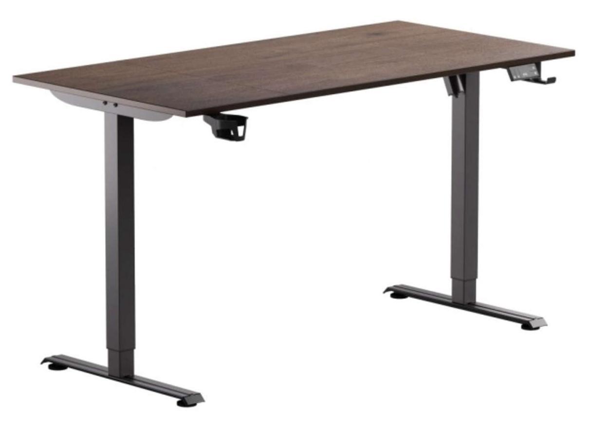 Електрическо бюро Antares – Kento, 120 x 60, тъмен орех/черно