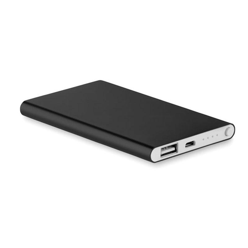 More Than Gifts Мобилна батерия Powerflat, 4000 mAh, черна | JAR Computers More Than Gifts Мобилна батерия Powerflat, 4000 mAh, черна
