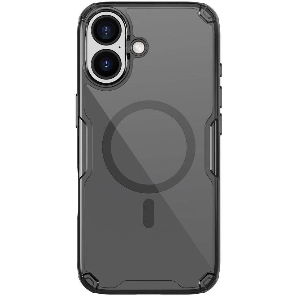 NILLKIN Калъф Apple iPhone 17, Nature TPU MagSafe /прозрачно черно/ | JAR Computers NILLKIN Калъф Apple iPhone 17, Nature TPU MagSafe /прозрачно черно/