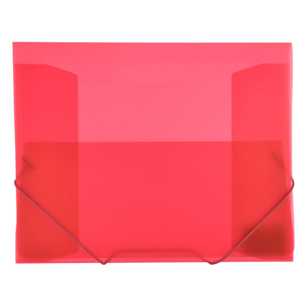 Папка pvc с ластик OfBox Maxi+ пр.червен