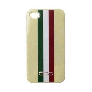 Поликарбонатов кейс за iPhone 4/4S - Fiat 500 Faceplate Tricolore | JAR Computers Поликарбонатов кейс за iPhone 4/4S - Fiat 500 Faceplate Tricolore