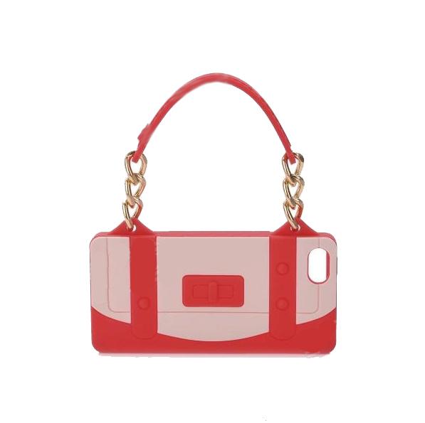 Силиконов калъф за iPhone 5, iPhone 5S, iPhone SE - Handbag Style Case (червен) | JAR Computers Силиконов калъф за iPhone 5, iPhone 5S, iPhone SE - Handbag Style Case (червен)