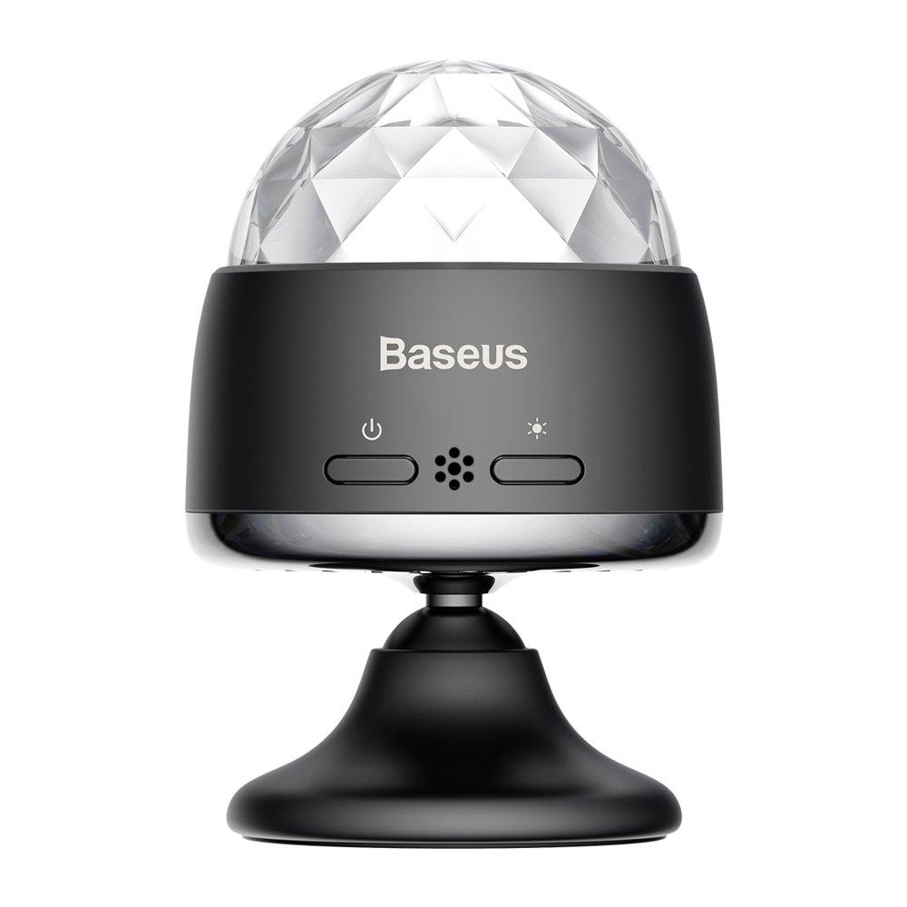 Светеща с ритъма на музиката диско топка - Baseus Car Crystal Magic Ball Disco Light (черен) | JAR Computers Светеща с ритъма на музиката диско топка - Baseus Car Crystal Magic Ball Disco Light (черен)