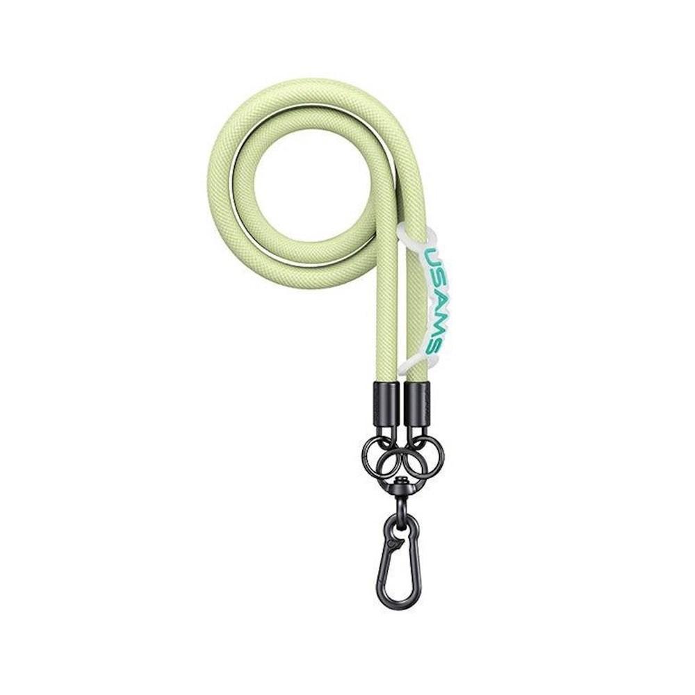 Универсална връзка за носене през врата за смартфони - Usams Universal Necklace Phone Lanyard 120 cm (зелен) | JAR Computers Универсална връзка за носене през врата за смартфони - Usams Universal Necklace Phone Lanyard 120 cm (зелен)