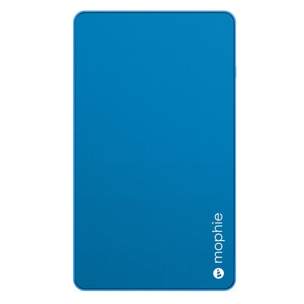 Външна батерия 3000 mAh с USB изход за зареждане за мобилни устройства - Mophie Powerstation Mini (син) | JAR Computers Външна батерия 3000 mAh с USB изход за зареждане за мобилни устройства - Mophie Powerstation Mini (син)