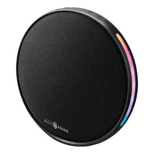 Bluetooth колонка Music Sound VORA 10W RGB светлина черна