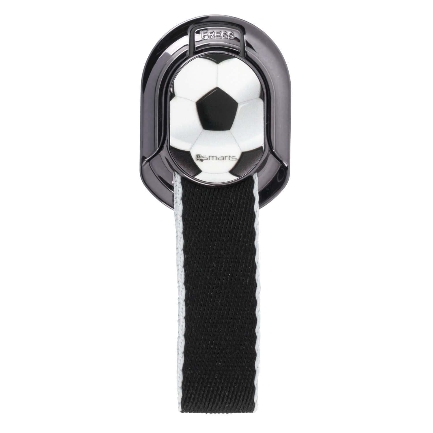 Каишка за задържане за смартфони - 4smarts Loop-Guard Finger Strap Football (черен) | JAR Computers Каишка за задържане за смартфони - 4smarts Loop-Guard Finger Strap Football (черен)
