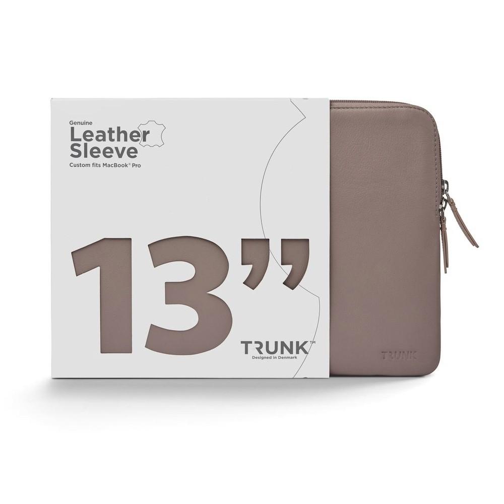 Кожен калъф (естествена кожа) за Macbook Pro 13 (модели 2017 и по-нови) - Trunk Leather Laptop Sleeve (розов) | JAR Computers Кожен калъф (естествена кожа) за Macbook Pro 13 (модели 2017 и по-нови) - Trunk Leather Laptop Sleeve (розов)