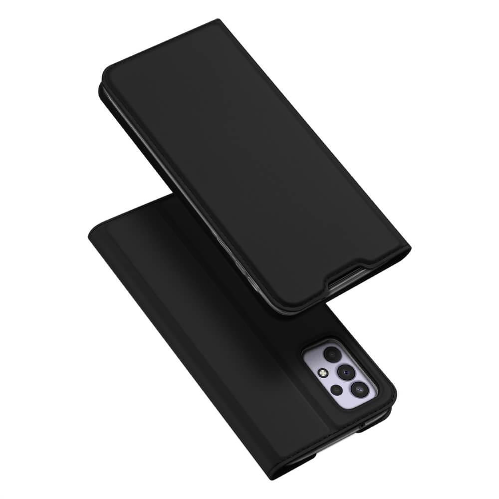 Кожен калъф с поставка и отделение за кр. карти за Samsung Galaxy A33 5G - Dux Ducis Skin Pro Case (черен) | JAR Computers Кожен калъф с поставка и отделение за кр. карти за Samsung Galaxy A33 5G - Dux Ducis Skin Pro Case (черен)