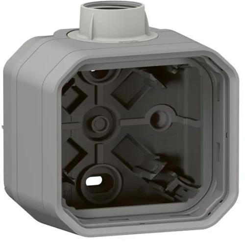 Кутия с 1х щуцер PG16 за открит монтаж цвят Сив IP55 Plexo New Legrand | JAR Computers Кутия с 1х щуцер PG16 за открит монтаж цвят Сив IP55 Plexo New Legrand