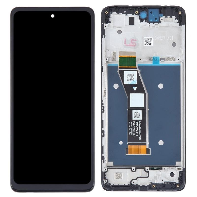 Motorola MOTO G24 LCD with touch and frame Black Original