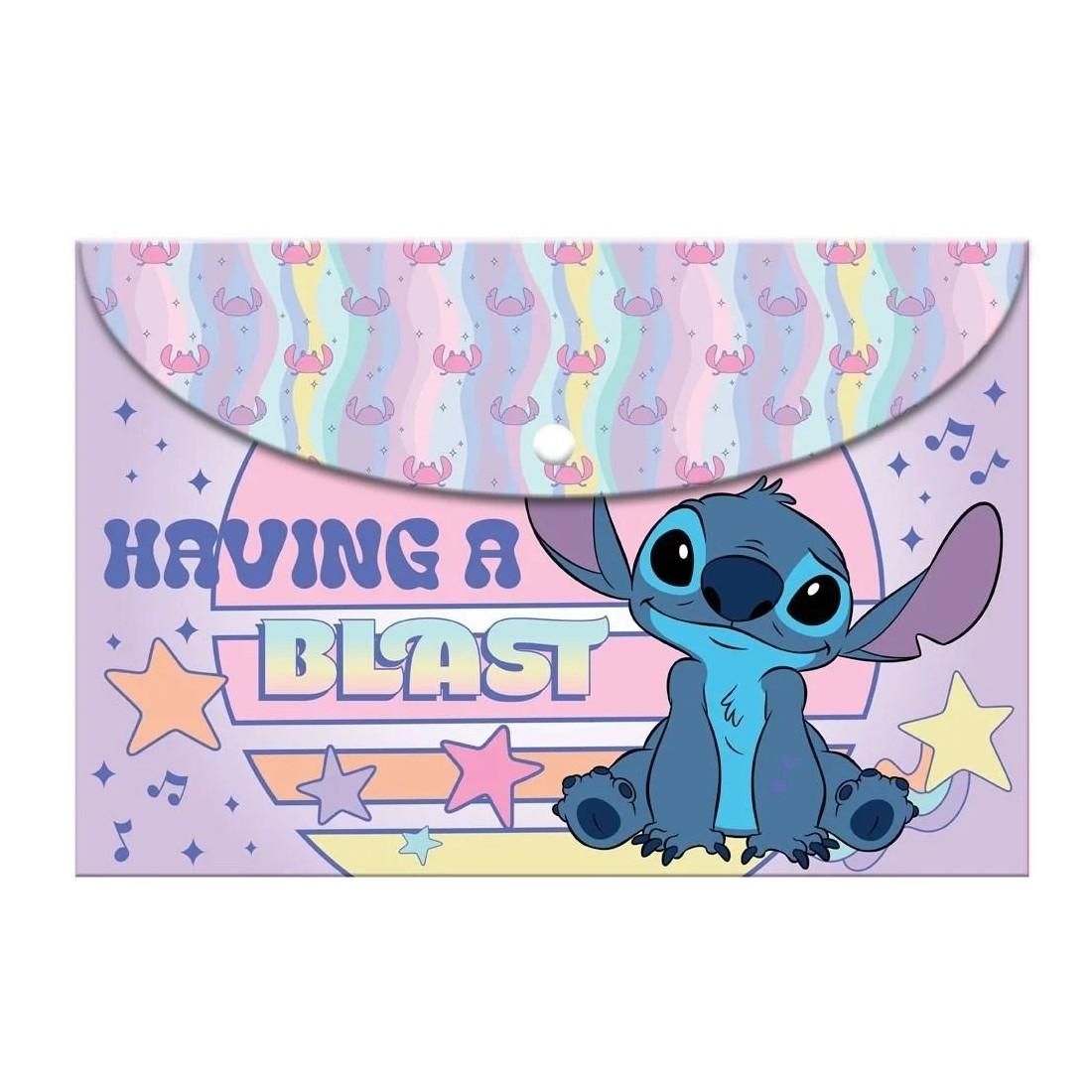 Папка с копче Lilo & Stitch, A4, PP | JAR Computers Папка с копче Lilo & Stitch, A4, PP