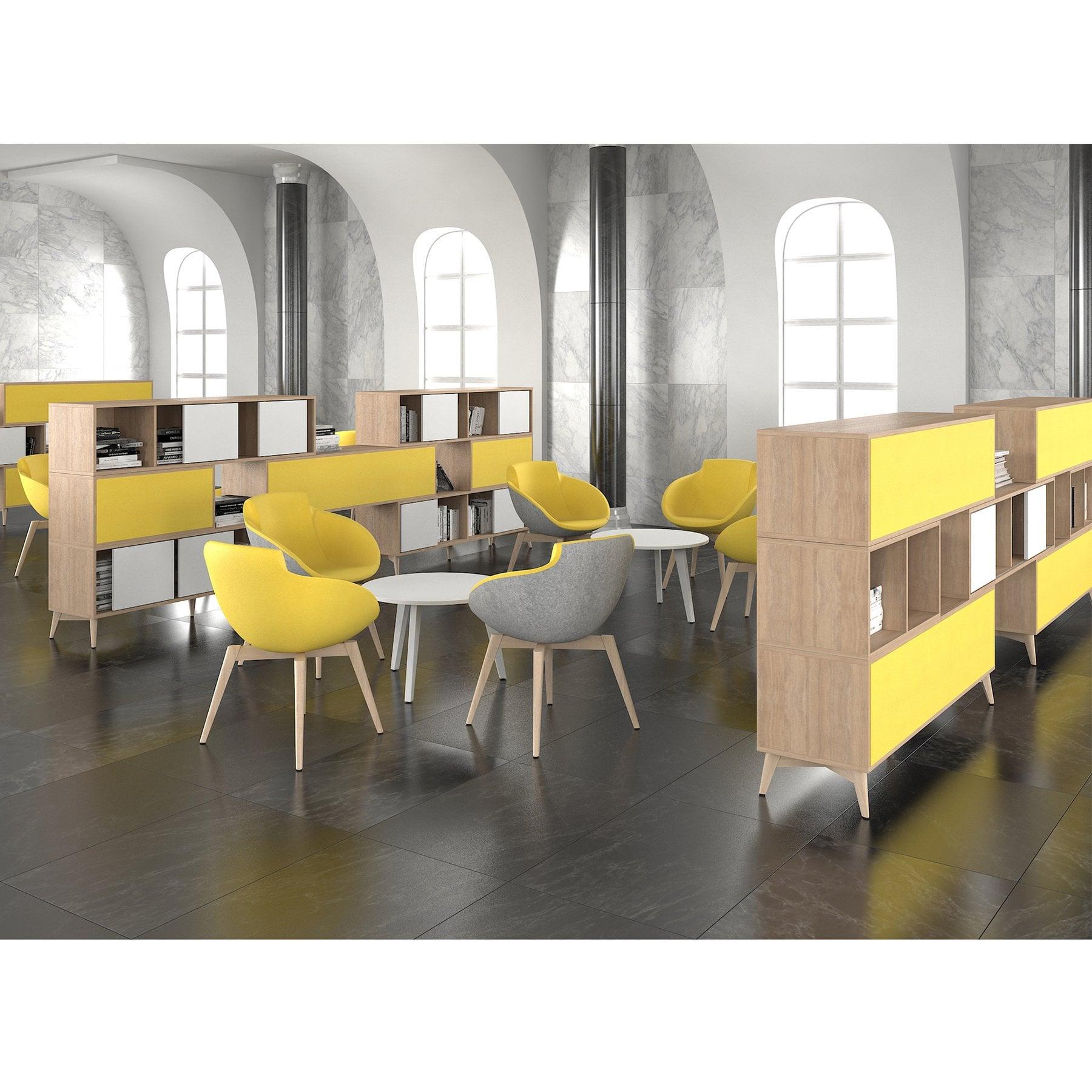 Стелаж Narbutas Choice, 800 x 400 x 370 mm, ПДЧ, меламин избелен дъб, меламин избелен дъб