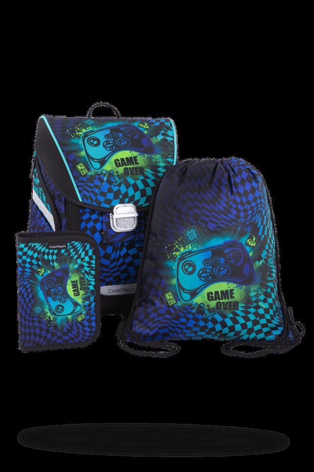 Ученическа раница с аксесоари Coolpack - Primo Ultra Base - GAMER CHESS