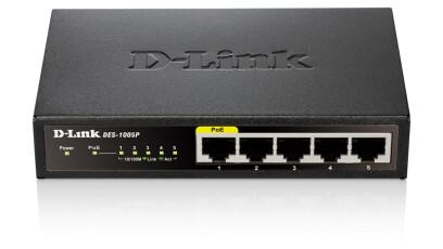 D-Link 5-Port Fast Ethernet PoE Desktop Switch | JAR Computers D-Link 5-Port Fast Ethernet PoE Desktop Switch