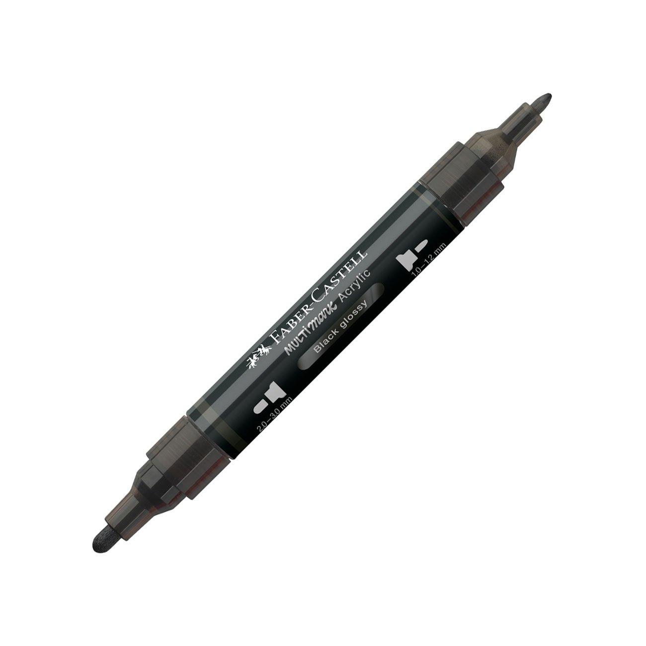 Faber-Castell Акрилен маркер Multimark, № 299, черен гланц