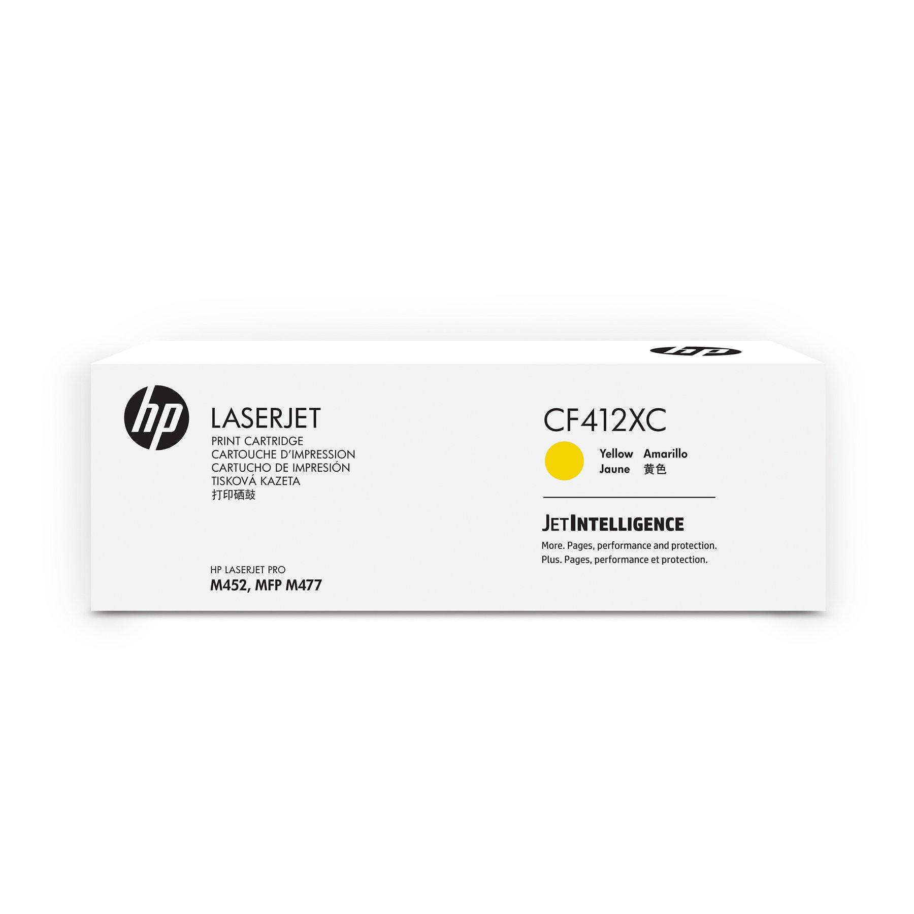 HP Тонер CF412XC, Yellow