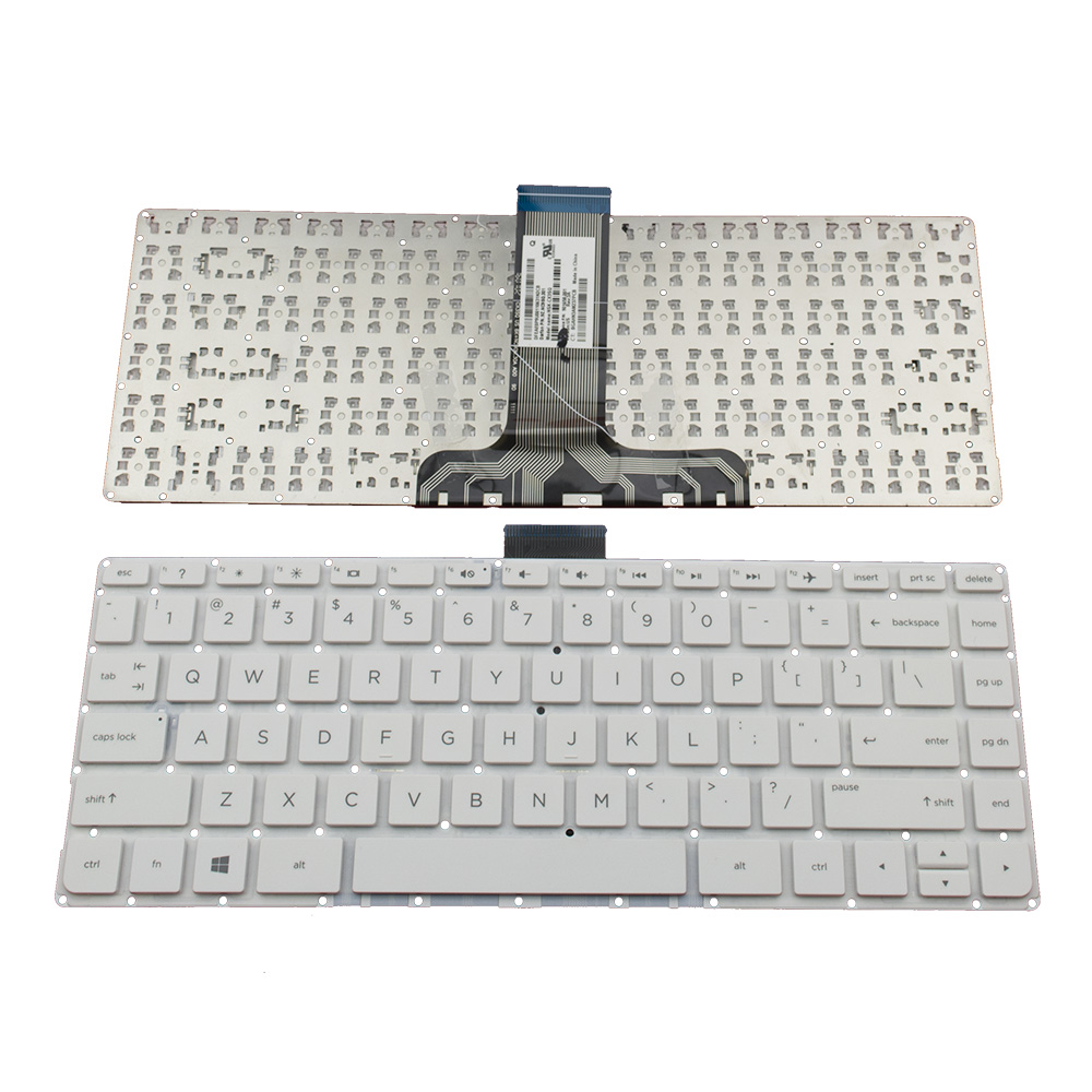 Клавиатура за лаптоп HP Pavilion X360 13-S Бяла Без Рамка (Малък Ентър) с Кирилица / White Without Frame US | JAR Computers Клавиатура за лаптоп HP Pavilion X360 13-S Бяла Без Рамка (Малък Ентър) с Кирилица / White Without Frame US