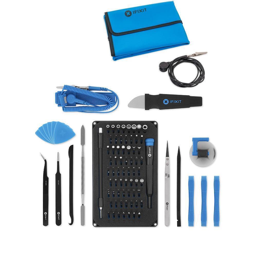 Комплект професионални инструменти iFixit Pro Tech Toolkit - 64 Precision Bits + Антистатичен пад | JAR Computers Комплект професионални инструменти iFixit Pro Tech Toolkit - 64 Precision Bits + Антистатичен пад