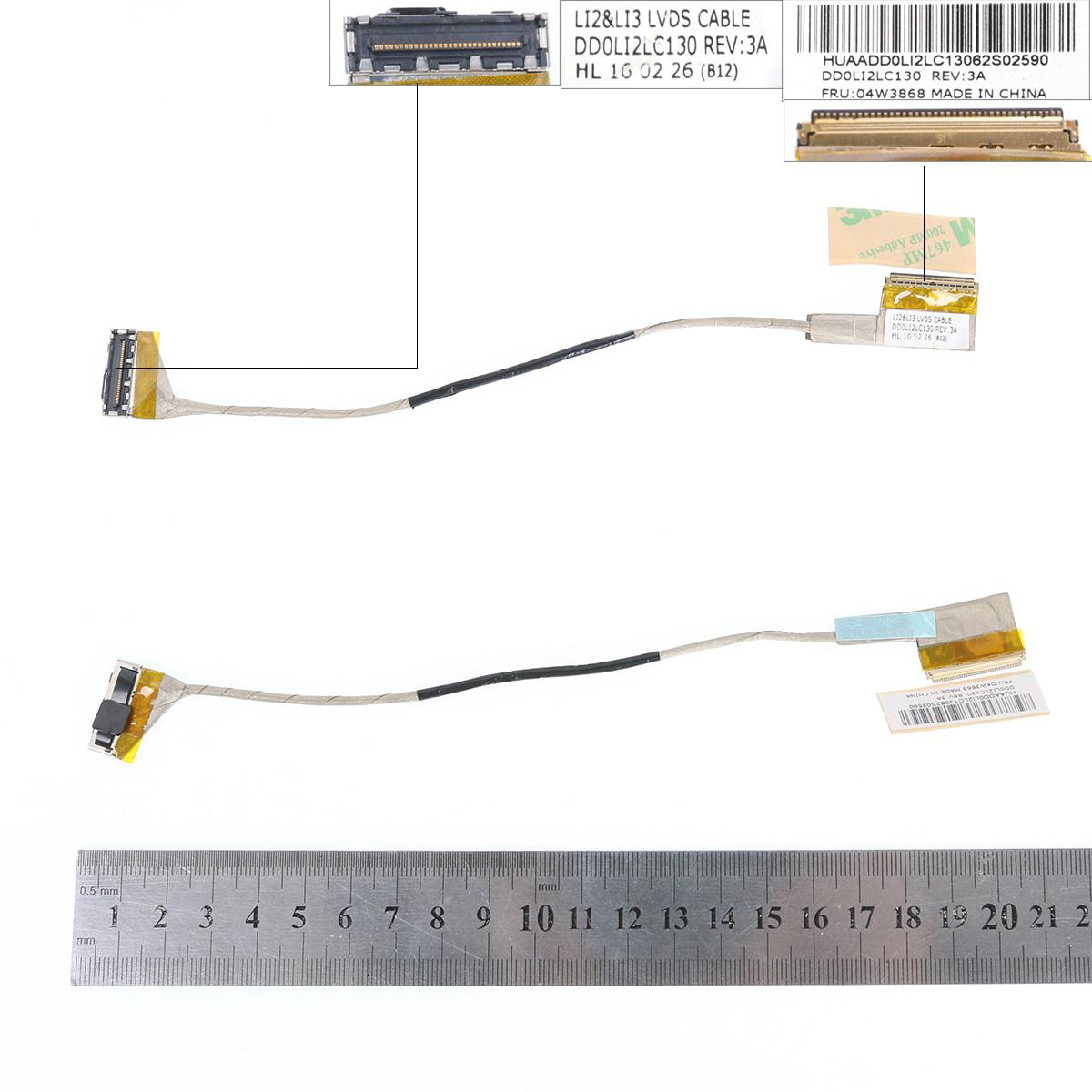 Лентов кабел за лаптоп (LCD Cable) Lenovo Thinkpad X131E X140E E130 E135 E145 - 04W3868 / DD0LI2IC130 | JAR Computers Лентов кабел за лаптоп (LCD Cable) Lenovo Thinkpad X131E X140E E130 E135 E145 - 04W3868 / DD0LI2IC130