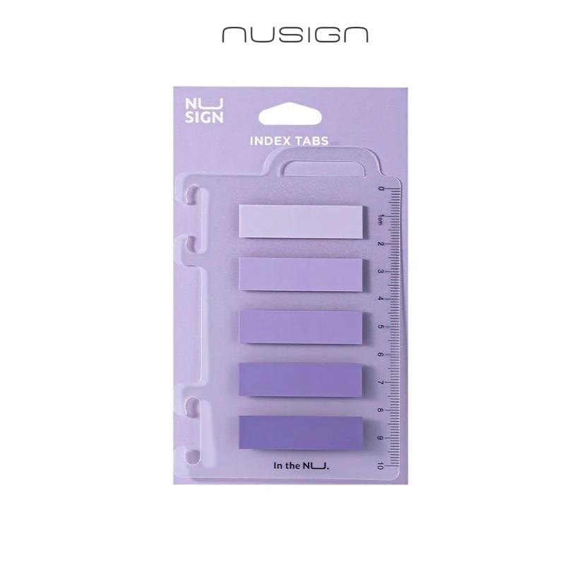 Самозалепващи индекси Nusign Classic ЕNS356, BOPP, 12х44 мм, 5х20 л., лилави | JAR Computers Самозалепващи индекси Nusign Classic ЕNS356, BOPP, 12х44 мм, 5х20 л., лилави