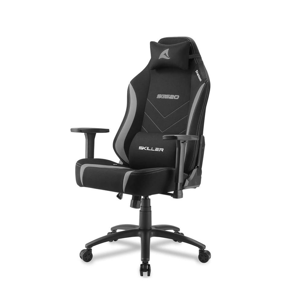 Sharkoon Skiller SGS20 Fabric Artificial Leather Gaming Chair Black/Grey (32392025) (SHR32392025)