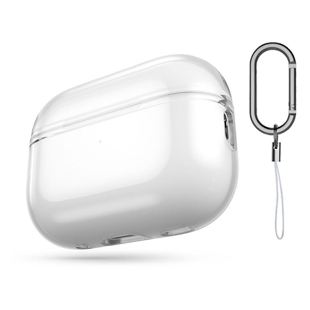 Силиконов (TPU) калъф с карабинер за Apple Airpods Pro 2, AirPods Pro (прозрачен) - Tech-Protect Airpods Pro Flexair TPU Case | JAR Computers Силиконов (TPU) калъф с карабинер за Apple Airpods Pro 2, AirPods Pro (прозрачен) - Tech-Protect Airpods Pro Flexair TPU Case