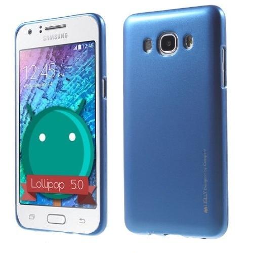 Силиконов (TPU) калъф за Samsung Galaxy J3 (2016) - Mercury Goospery i-Jelly Case (син-мат) | JAR Computers Силиконов (TPU) калъф за Samsung Galaxy J3 (2016) - Mercury Goospery i-Jelly Case (син-мат)