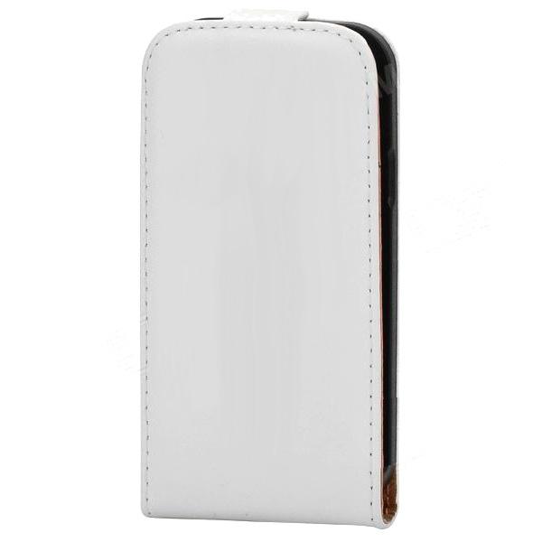 Вертикален кожен калъф за Samsung Galaxy S4 mini i9190 - Leather Flip Case (бял) | JAR Computers Вертикален кожен калъф за Samsung Galaxy S4 mini i9190 - Leather Flip Case (бял)