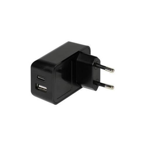 Vivanco 37548 Мрежово зарядно 2 изхода USB-C + USB A