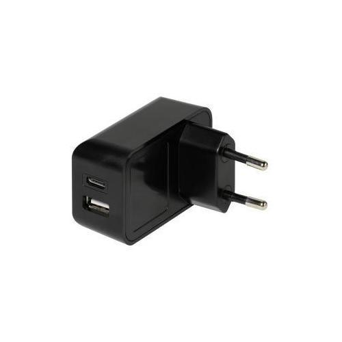 Vivanco 37548 Мрежово зарядно 2 изхода USB-C + USB A | JAR Computers Vivanco 37548 Мрежово зарядно 2 изхода USB-C + USB A