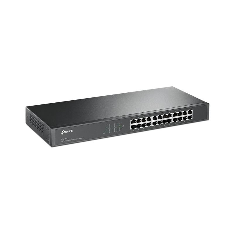 24-Port 10/100Mbps Rackmount Switch - Omada by TP-Link SF1024 | JAR Computers 24-Port 10/100Mbps Rackmount Switch - Omada by TP-Link SF1024