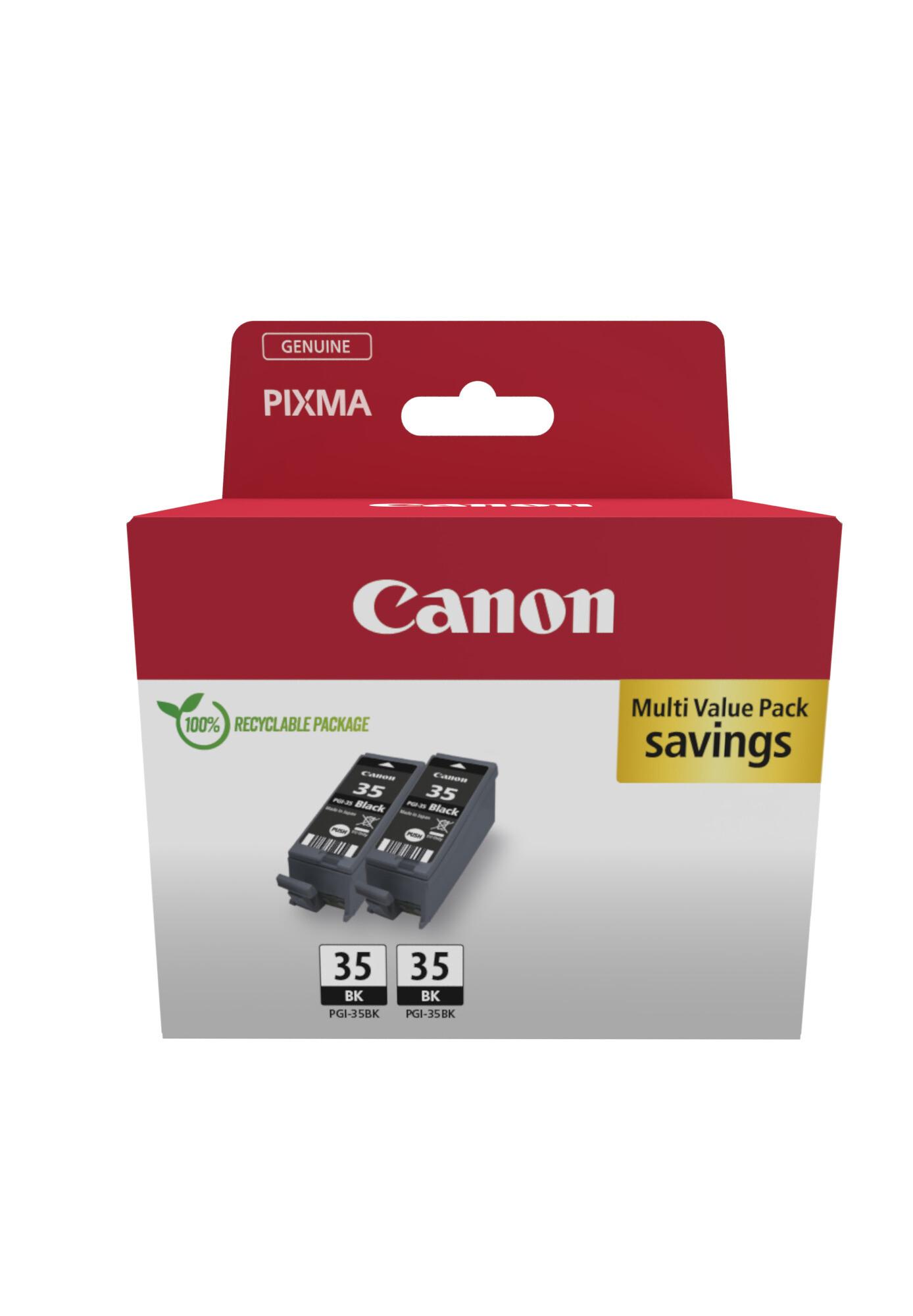 Canon 1509B029 глава и патрон за мастиленоструен принтер 2 броя Оригинал Черен | JAR Computers Canon 1509B029 глава и патрон за мастиленоструен принтер 2 броя Оригинал Черен