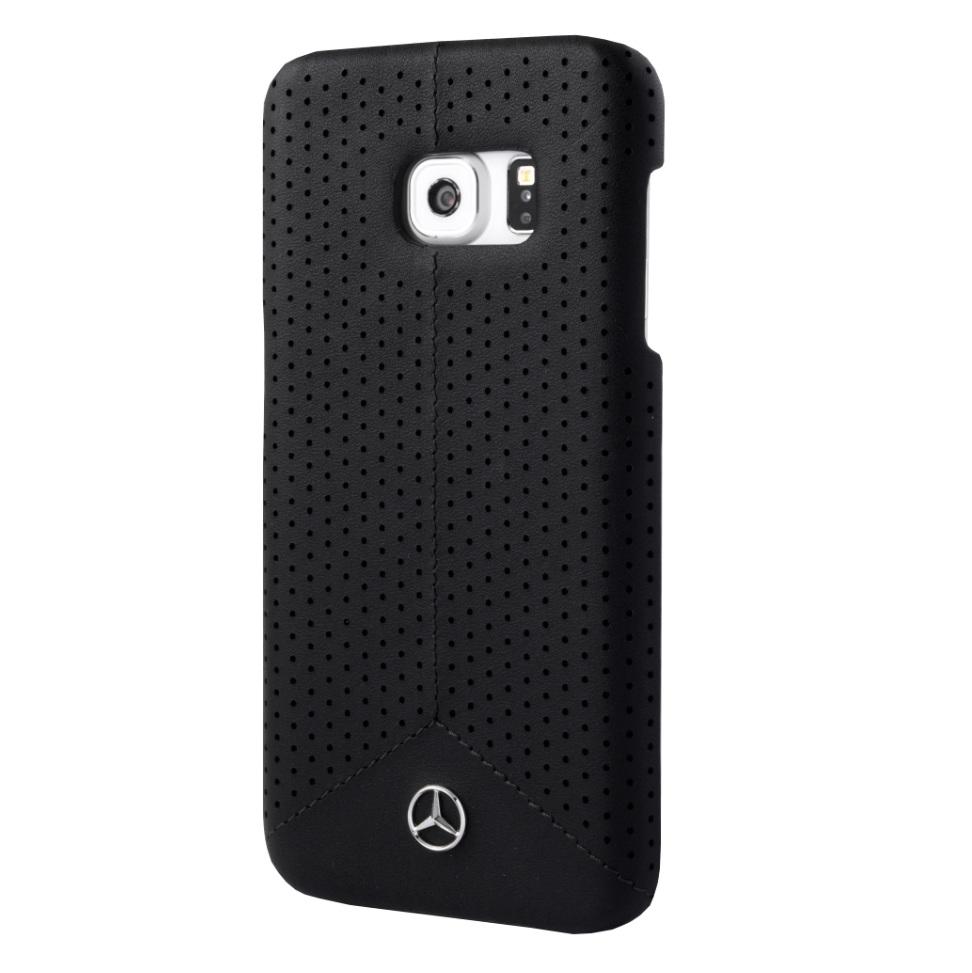 Дизайнерски кожен кейс за Samsung Galaxy S7 - Mercedes-Benz Genuine Leather Hard Case (черен) | JAR Computers Дизайнерски кожен кейс за Samsung Galaxy S7 - Mercedes-Benz Genuine Leather Hard Case (черен)