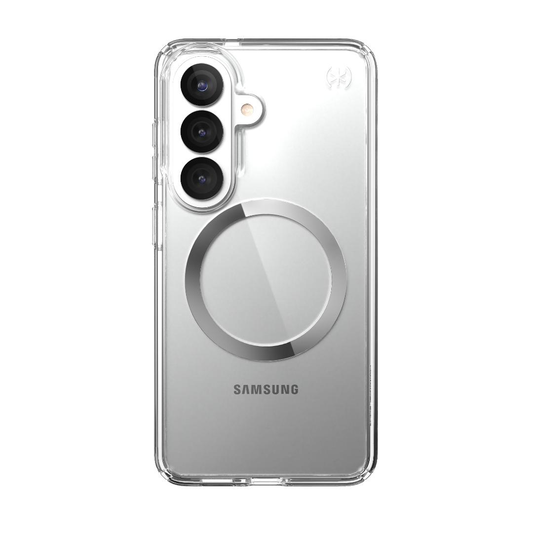 Калъф Speck Samsung Galaxy S26 PRESIDIO PERFECT CLEAR + MAGNET CLEAR/CLEAR/SILVER | JAR Computers Калъф Speck Samsung Galaxy S26 PRESIDIO PERFECT CLEAR + MAGNET CLEAR/CLEAR/SILVER
