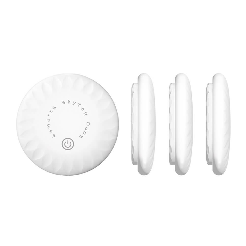 Комплект от 4 броя устройство за намиране на изгубени вещи с аксесоари в комплекта - 4smarts Location Finder SkyTag Duos Family Set | JAR Computers Комплект от 4 броя устройство за намиране на изгубени вещи с аксесоари в комплекта - 4smarts Location Finder SkyTag Duos Family Set