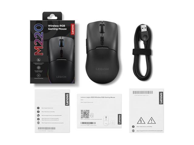 LENOVO Legion M220 Wireless RGB Gaming Mouse Eclipse Black | JAR Computers LENOVO Legion M220 Wireless RGB Gaming Mouse Eclipse Black