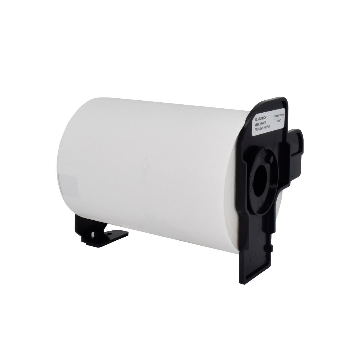 ЛЕНТА ЗА ЕТИКЕТНИ ПРИНТЕРИ BROTHER ТИП QL - LARGE SHIPPING LABEL - 102 mm x 152 mm x 200 - DK-11241 (DK11241) - PN RL-BR-DK11241 - G&G | JAR Computers ЛЕНТА ЗА ЕТИКЕТНИ ПРИНТЕРИ BROTHER ТИП QL - LARGE SHIPPING LABEL - 102 mm x 152 mm x 200 - DK-11241 (DK11241) - PN RL-BR-DK11241 - G&G