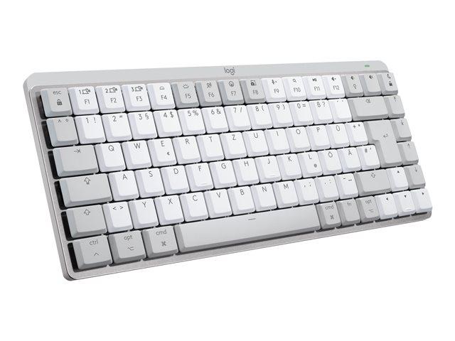 LOGITECH MX Mechanical Mini for Mac Minimalist Wireless Illuminated Keyboard - PALE GREY - (DEU) - EMEA | JAR Computers LOGITECH MX Mechanical Mini for Mac Minimalist Wireless Illuminated Keyboard - PALE GREY - (DEU) - EMEA