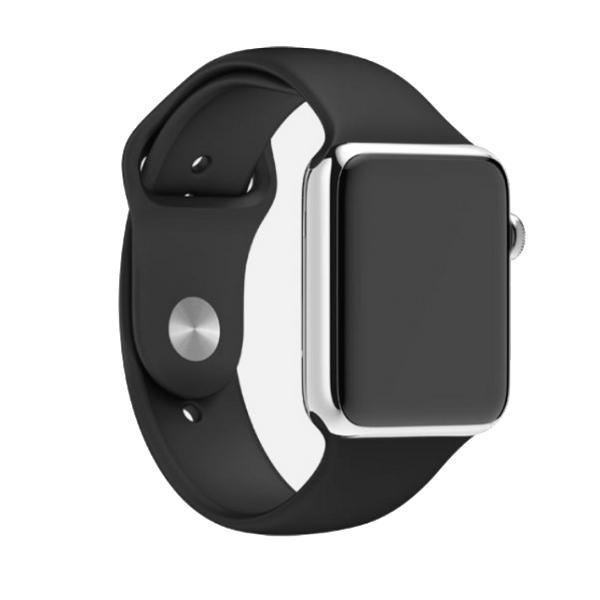 Макет на Apple Watch 42мм - Dummy Apple Watch 42mm (черен със силиконова верижка) | JAR Computers Макет на Apple Watch 42мм - Dummy Apple Watch 42mm (черен със силиконова верижка)