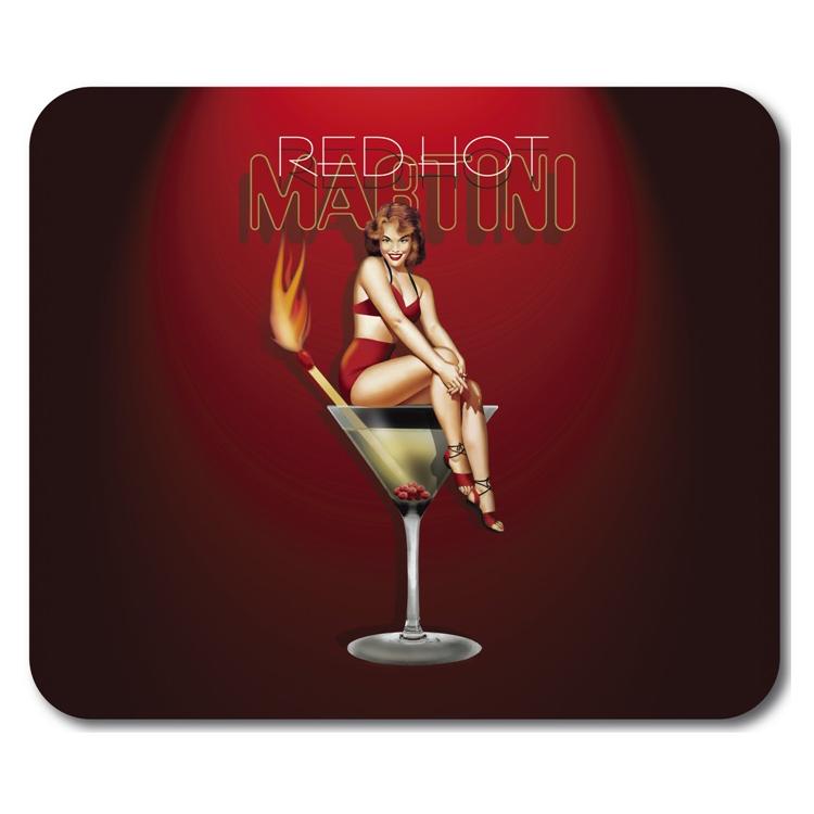 Неопренова подложка за мишка - Allsop Red Martini Mousepad | JAR Computers Неопренова подложка за мишка - Allsop Red Martini Mousepad